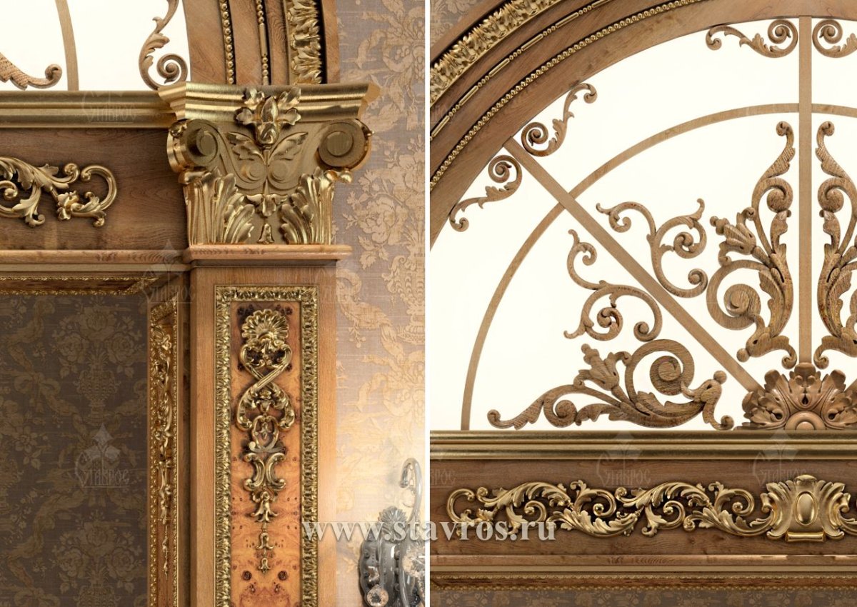 Орнамент Акант в лепнине