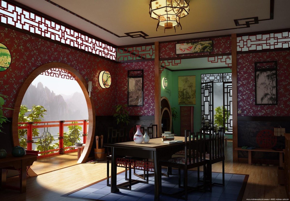 Бассейн в японском стиле