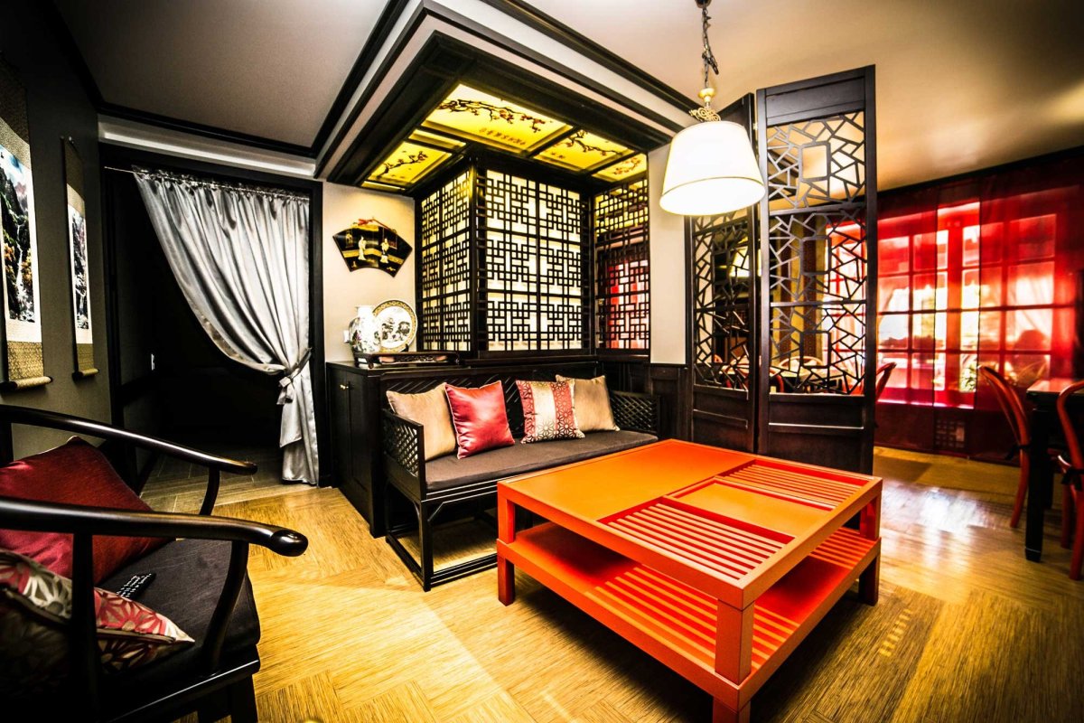 Декор мягкой мебели в китайском стиле