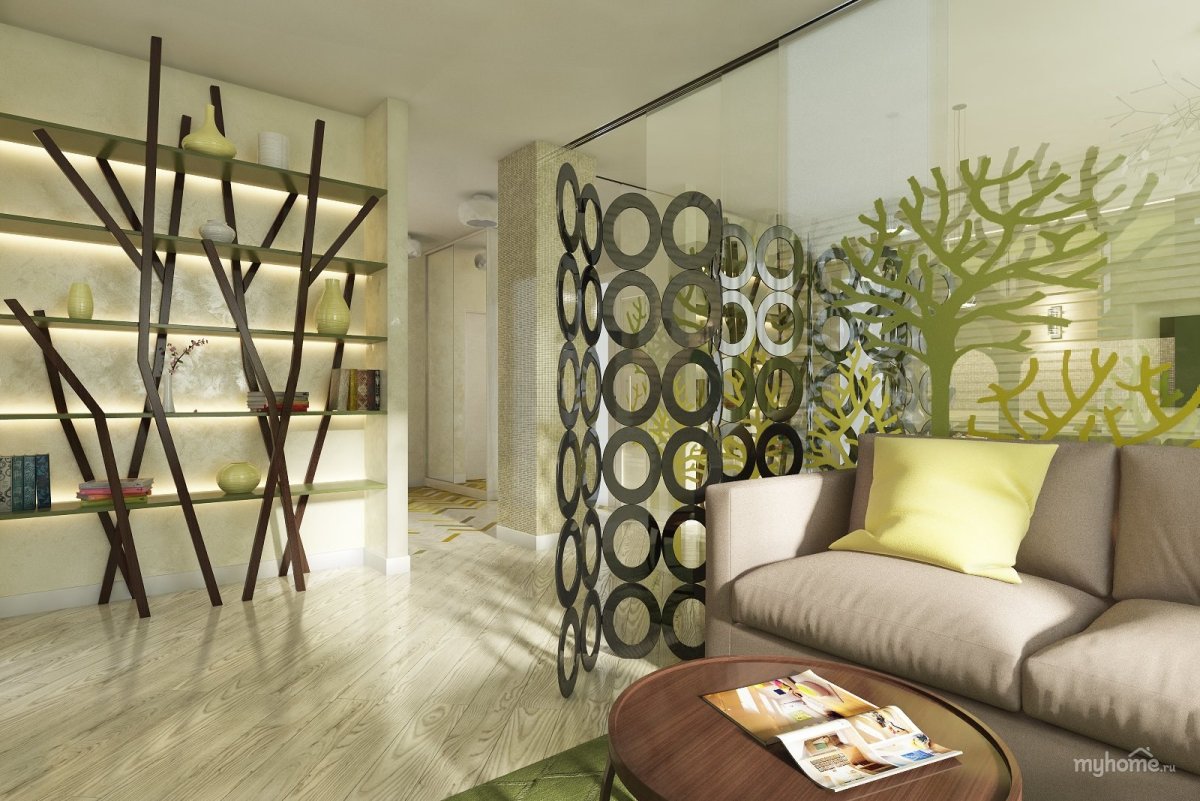 Перегородка из дерева ячейки