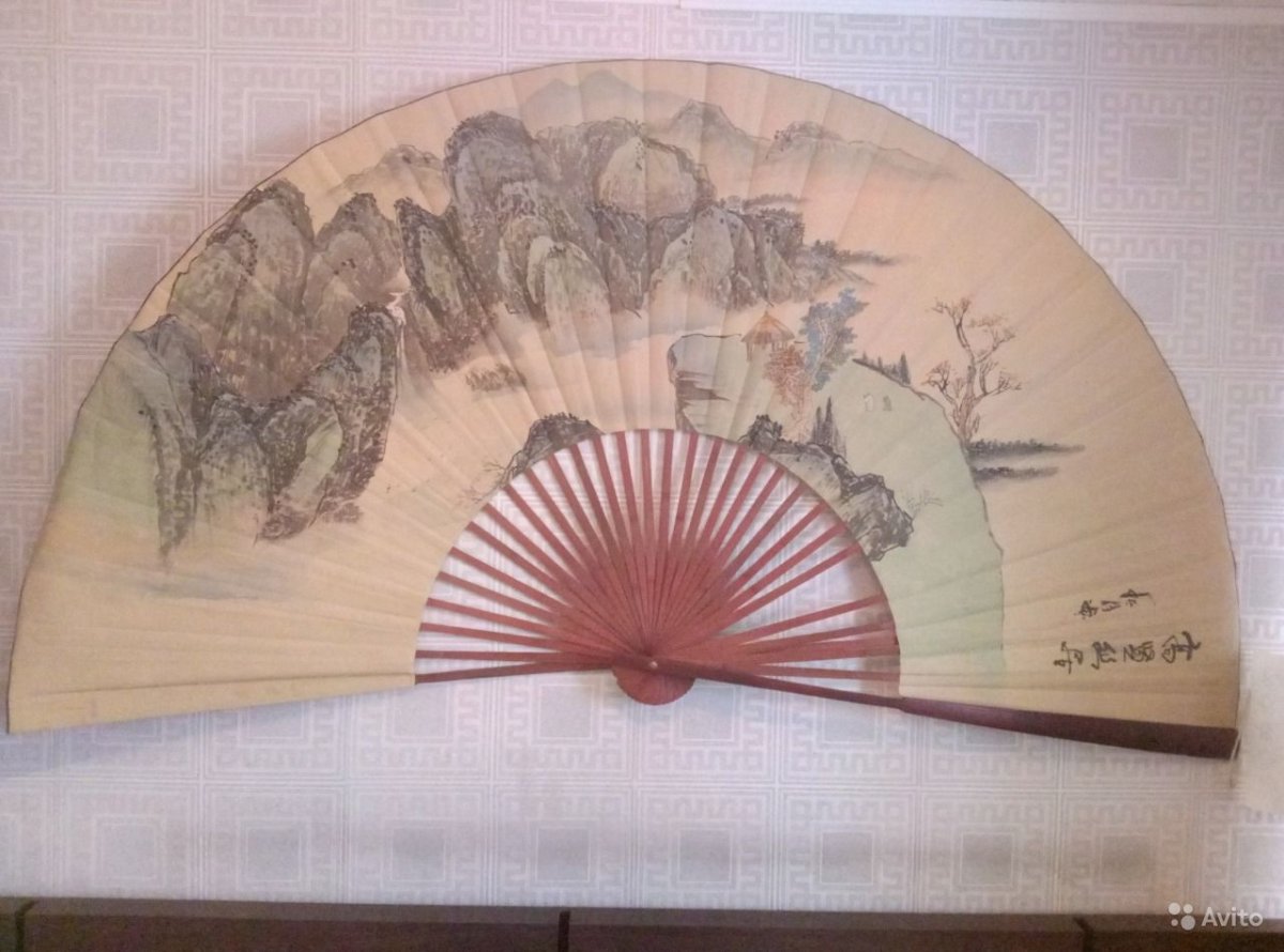Японский веер круглый