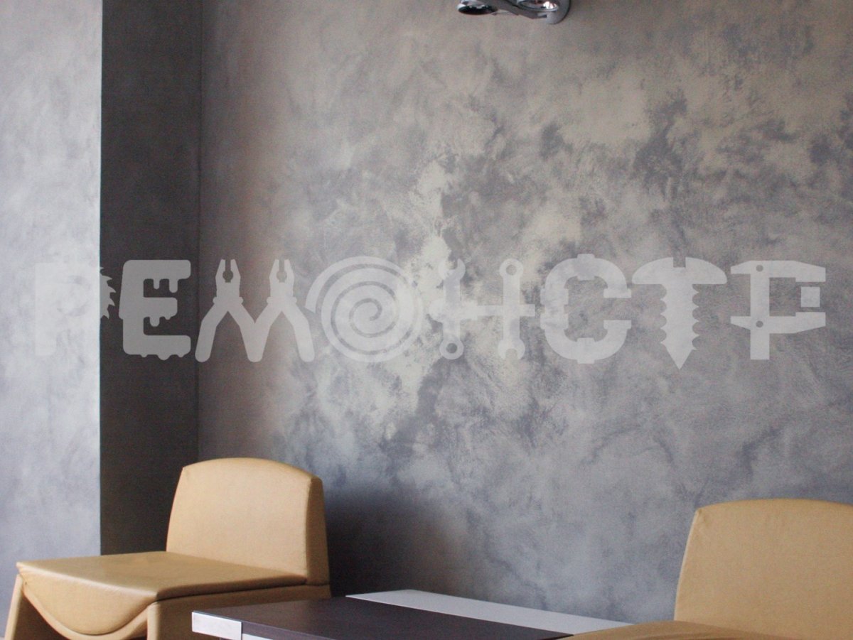 Серебристые стены в интерьере