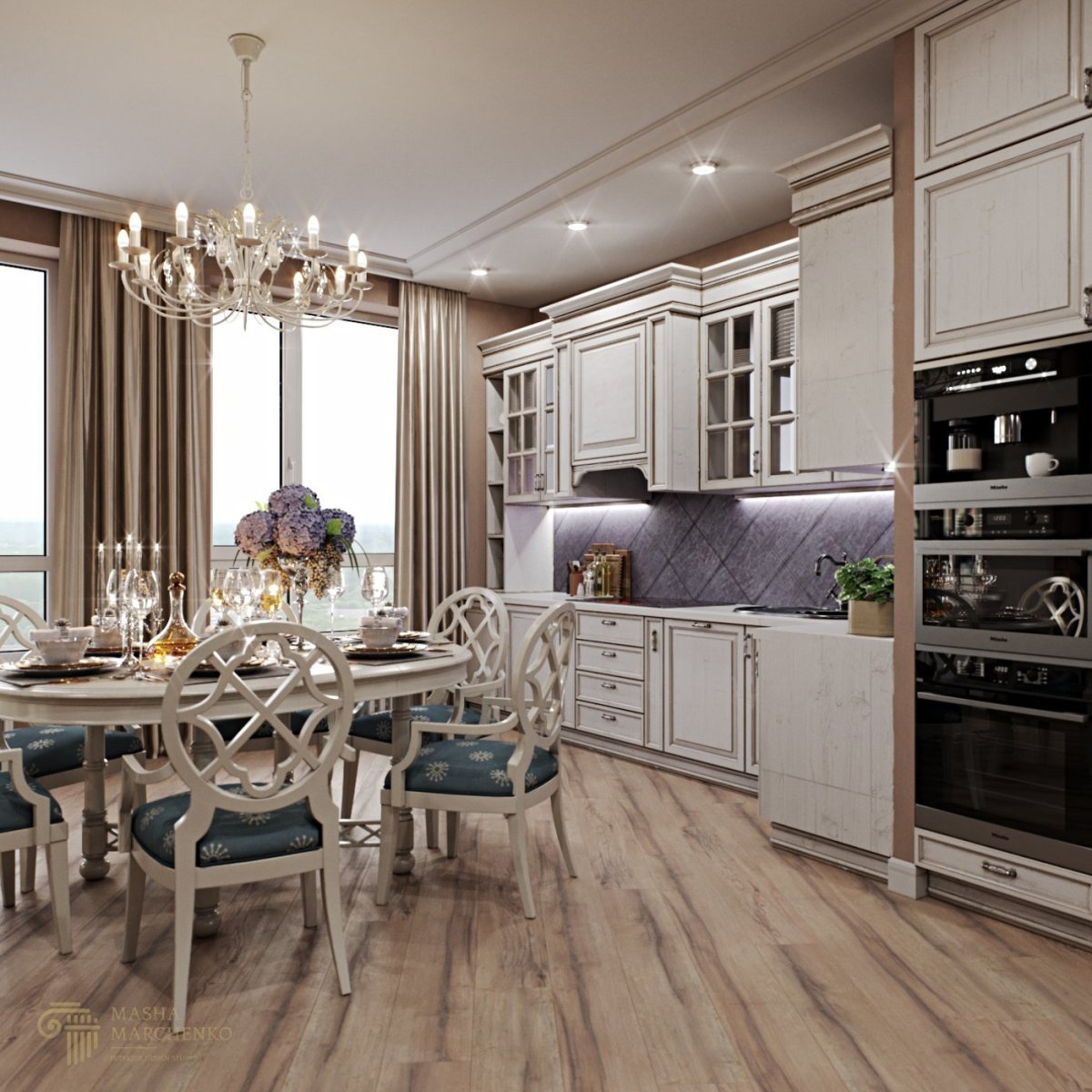 Кухня Тиффани Неоклассика