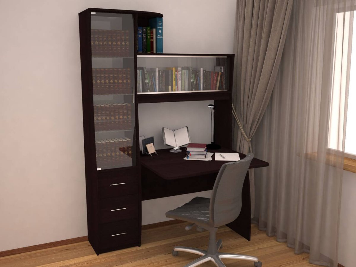 Стол компьютерный с пеналом СКМ 13