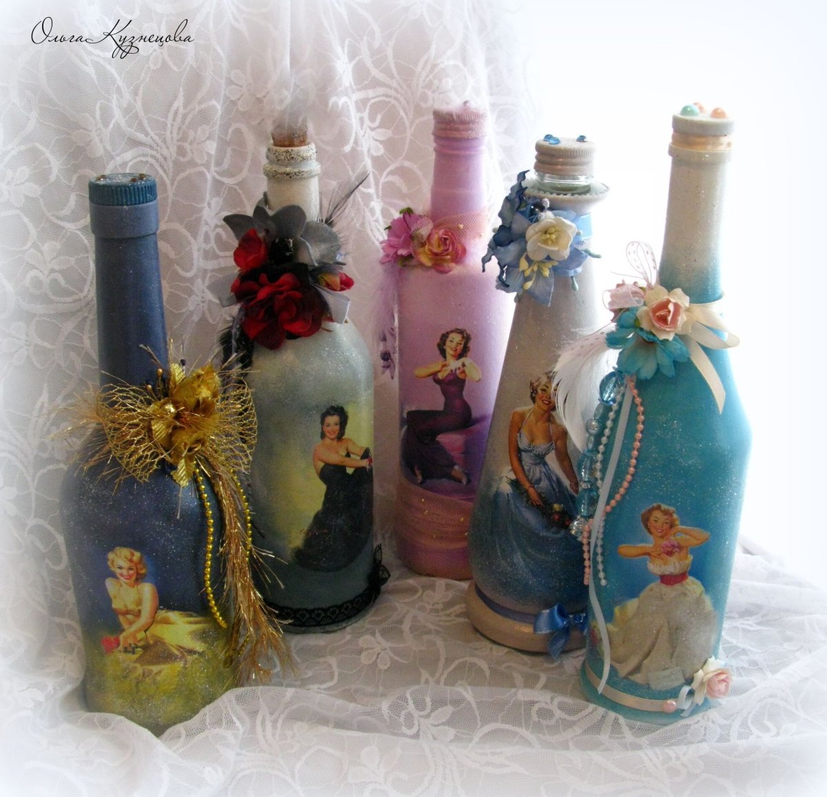 Декор бутылок