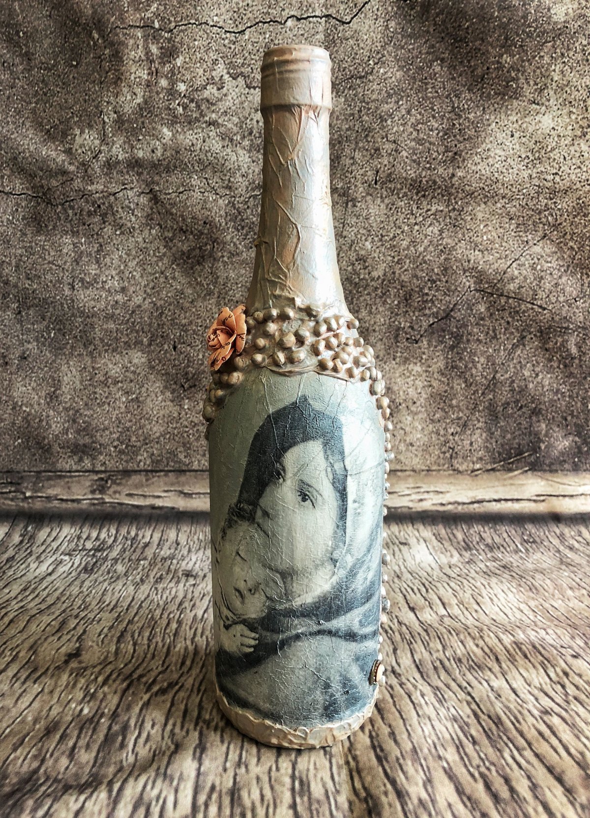 Декор винных бутылок