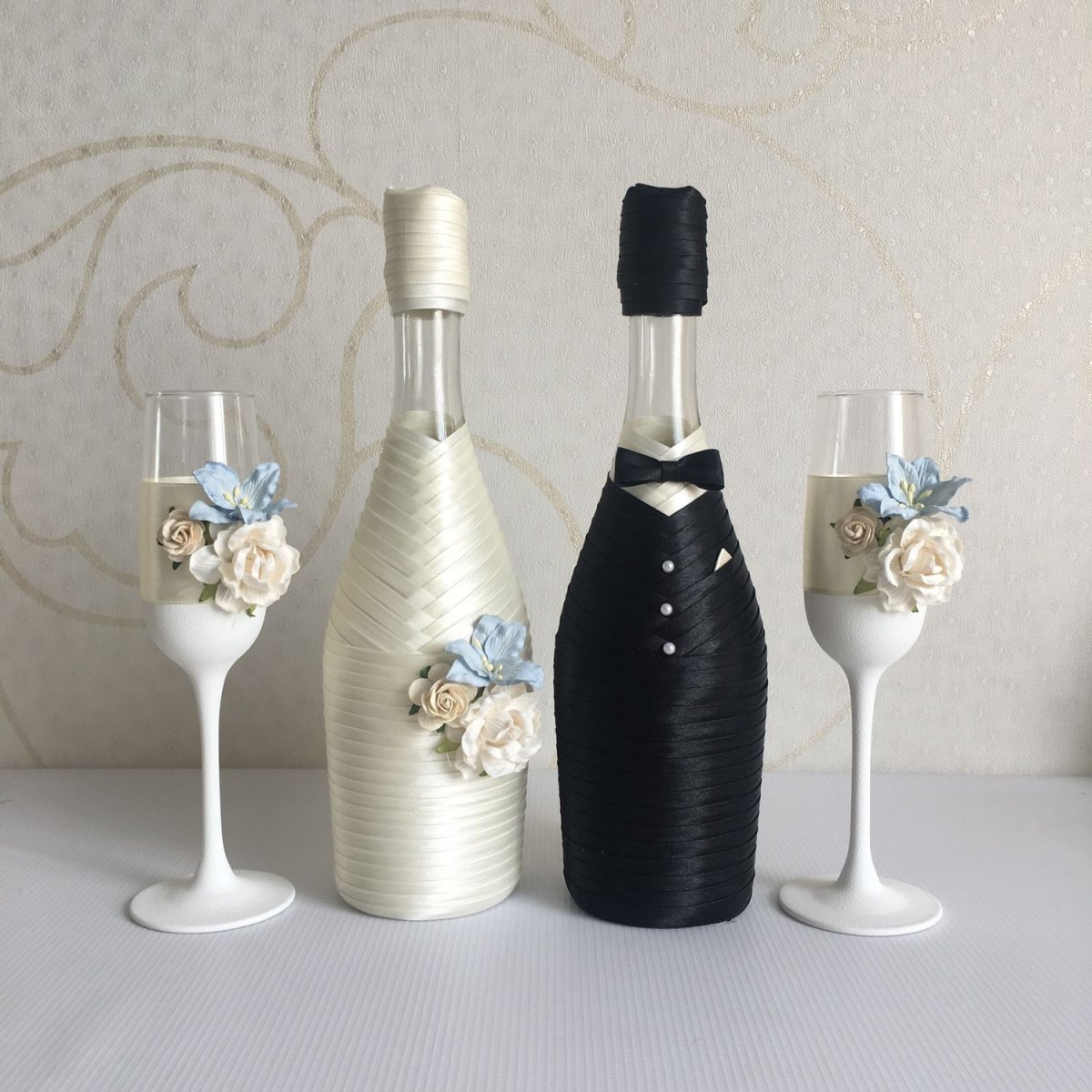 Бутылки в декоре интерьера