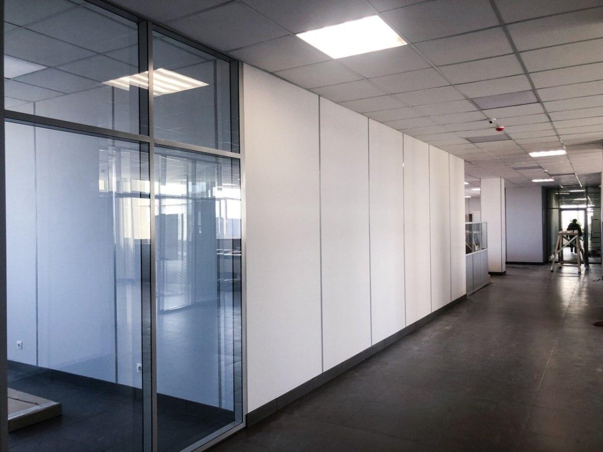 МДФ панели в офисе