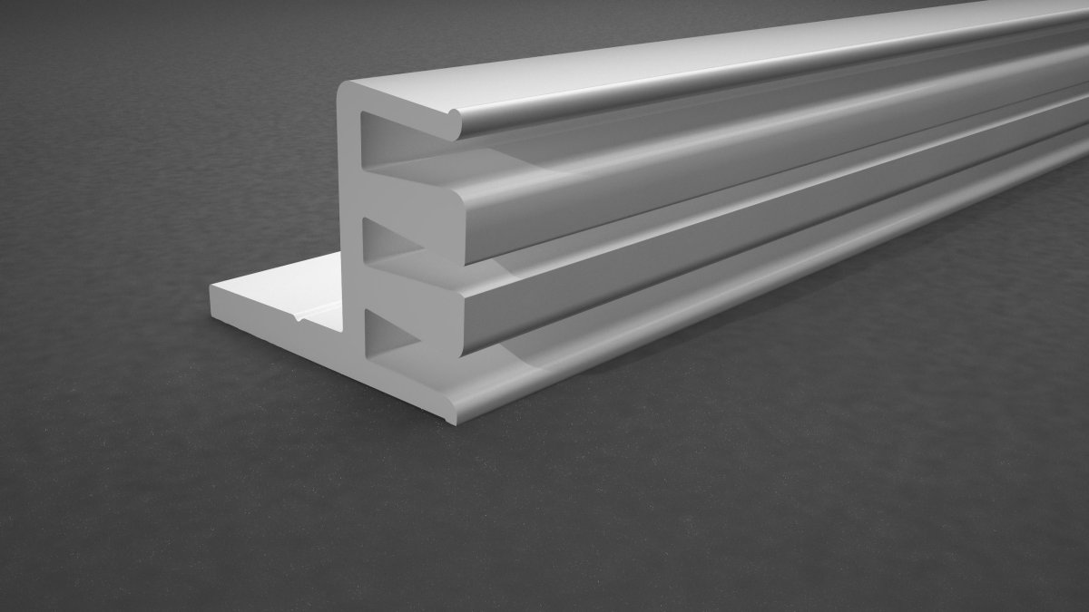 Декоративный профиль для стен черный