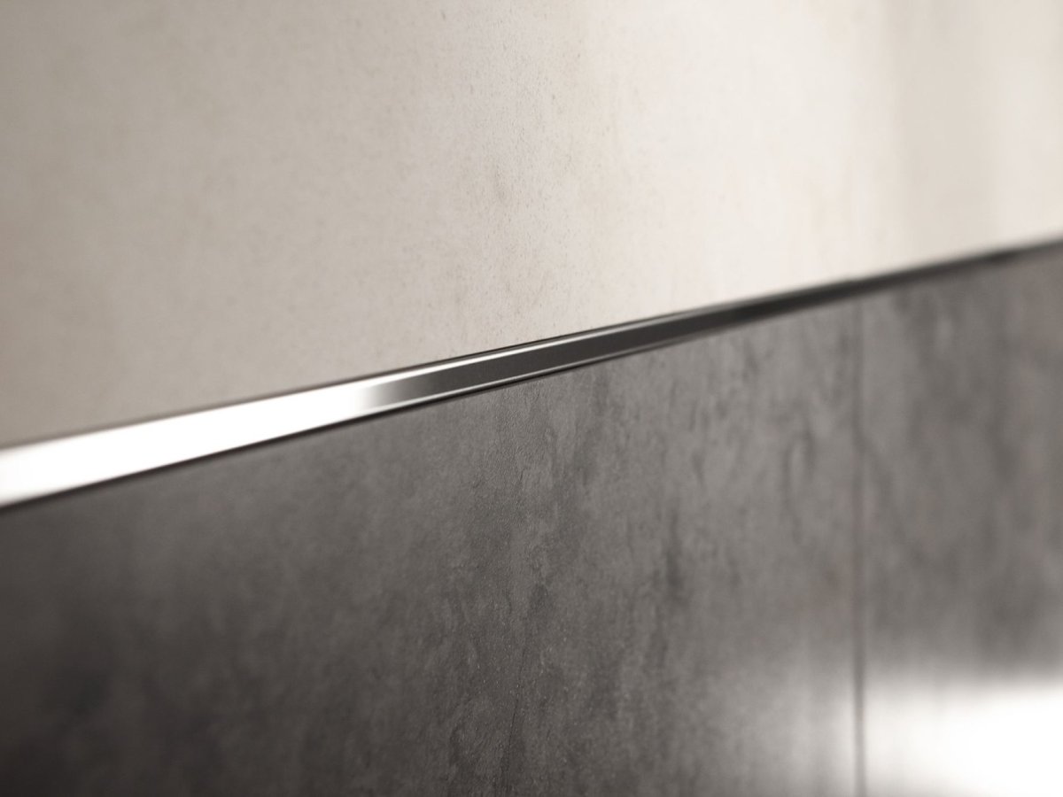 Планка угловая универсальная для мебельных щитов 6мм, матовая, l=600мм