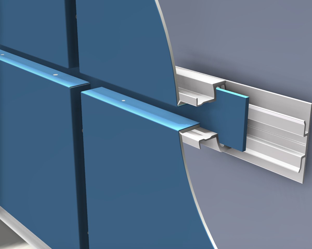 Крепление декоративных панелей