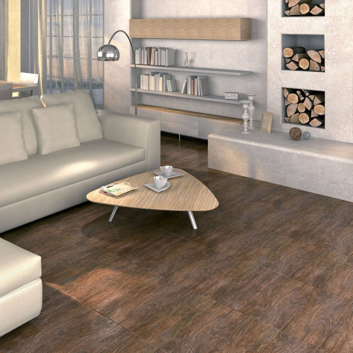 Керама Марацци дерево и мрамор