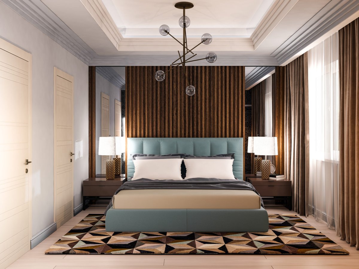 Гардеробная ЗП крлватью