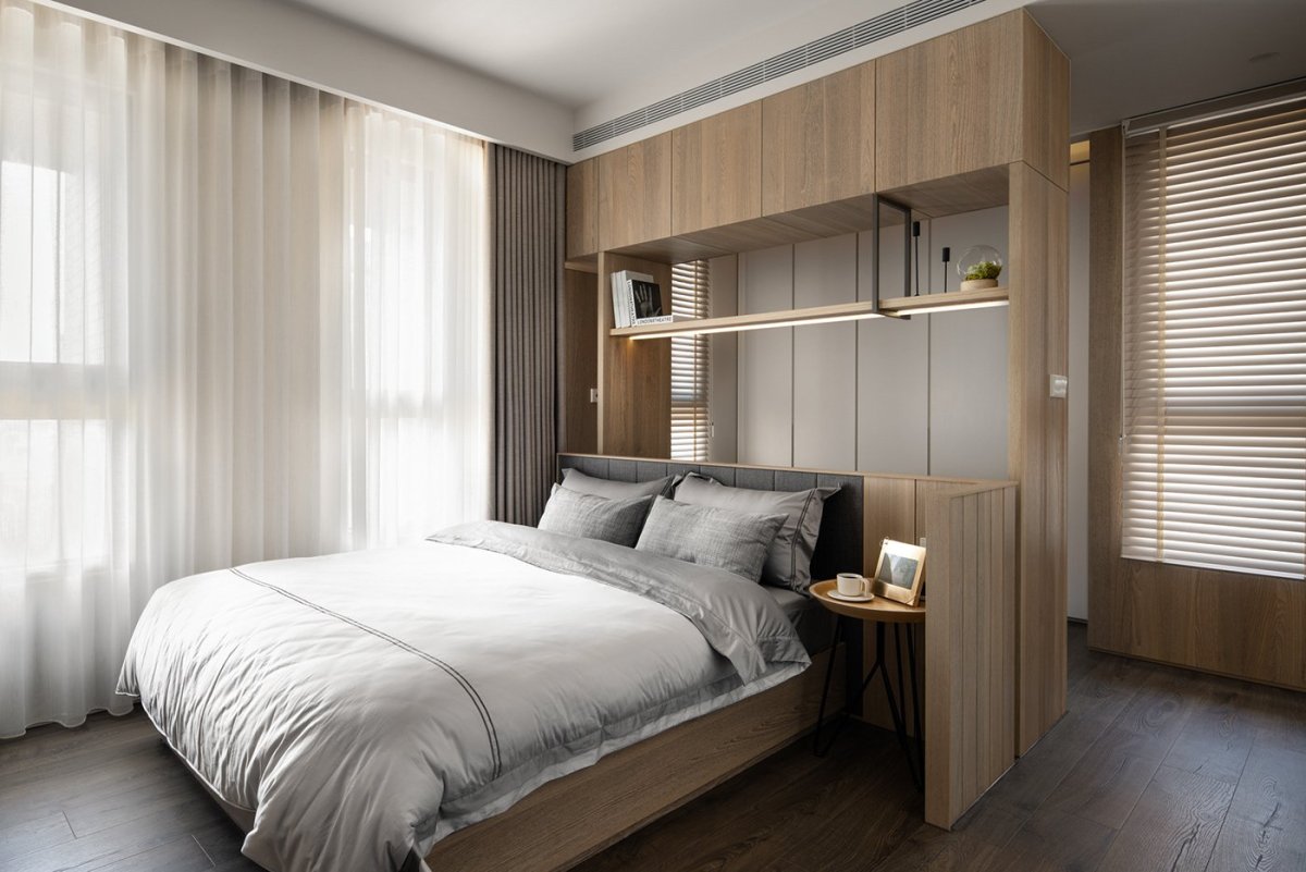 Спальня в стиле город