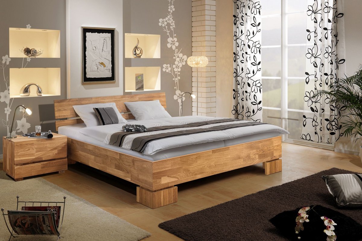 Деревянные кровати в хофф