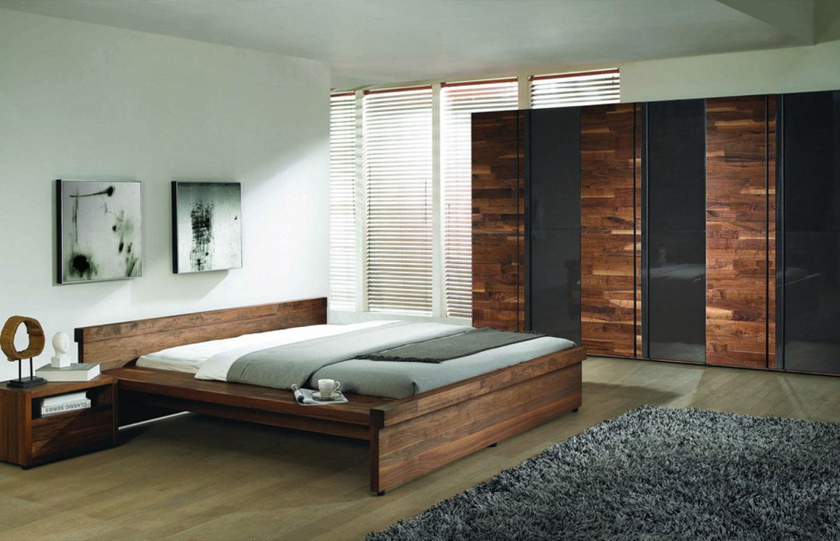 Деревянная кровать Сканди