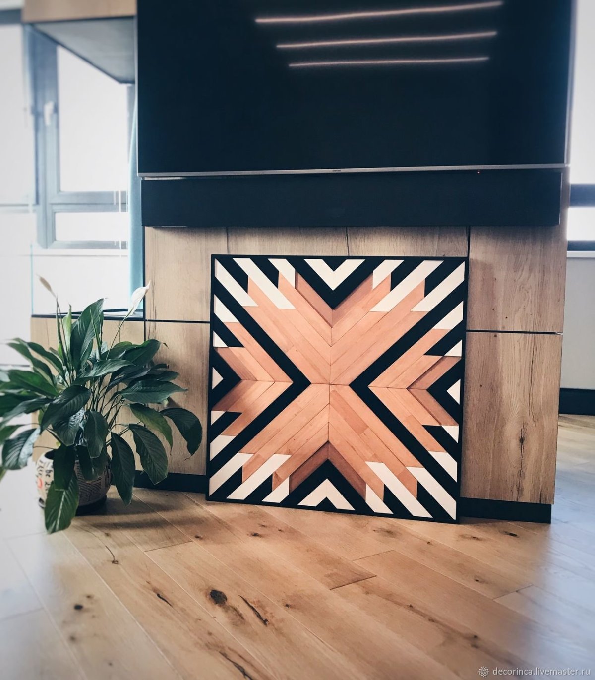 Декор из брусков