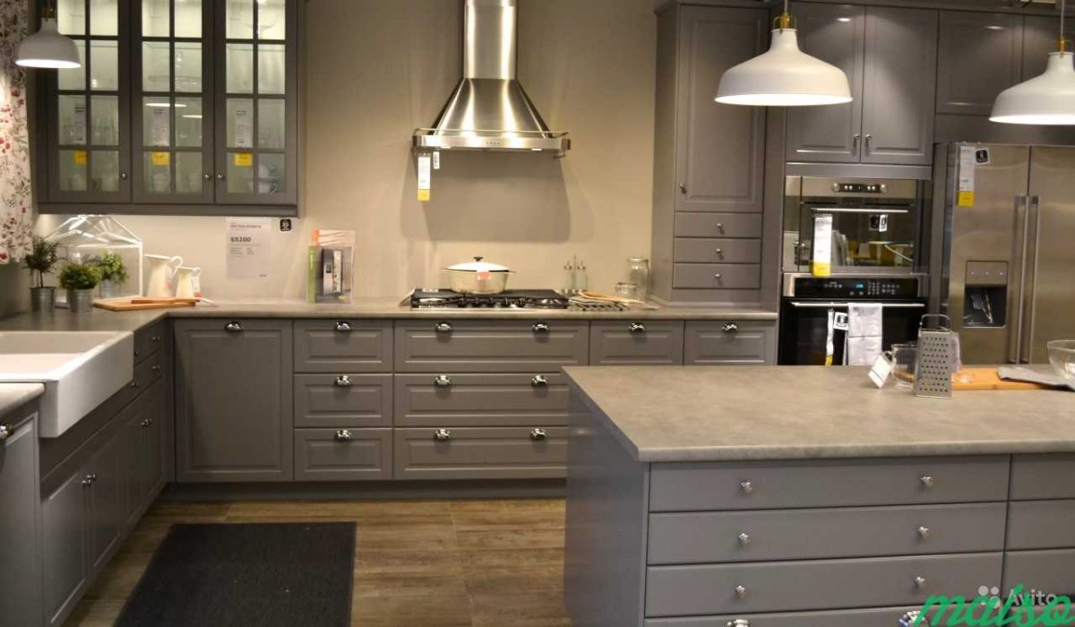 Икеа фасад Будбин серый