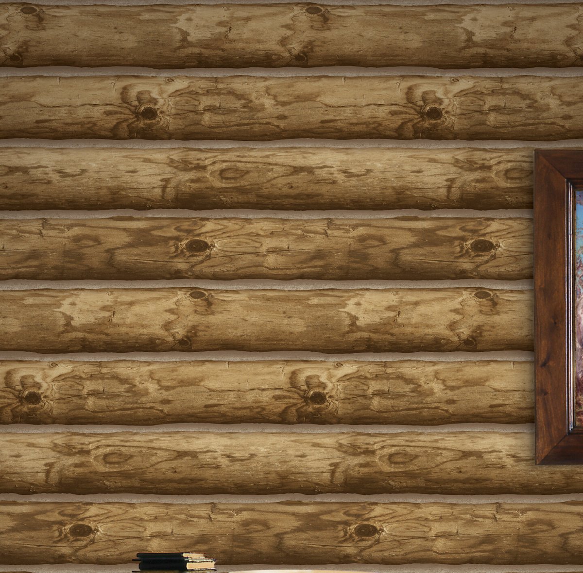 Спальня отделанная деревом