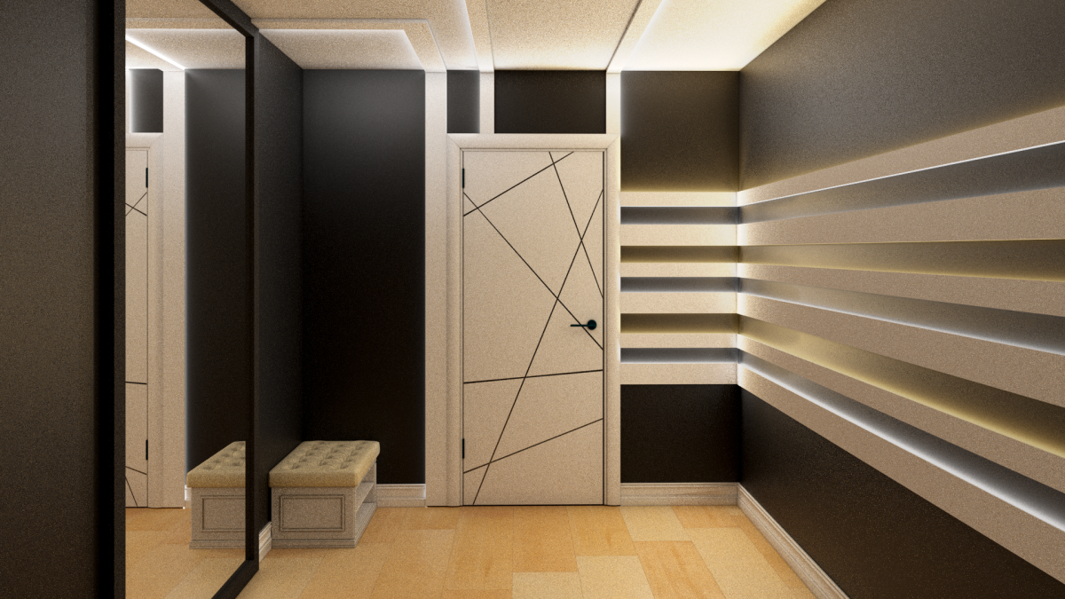 Светодиодная подсветка пола в квартире