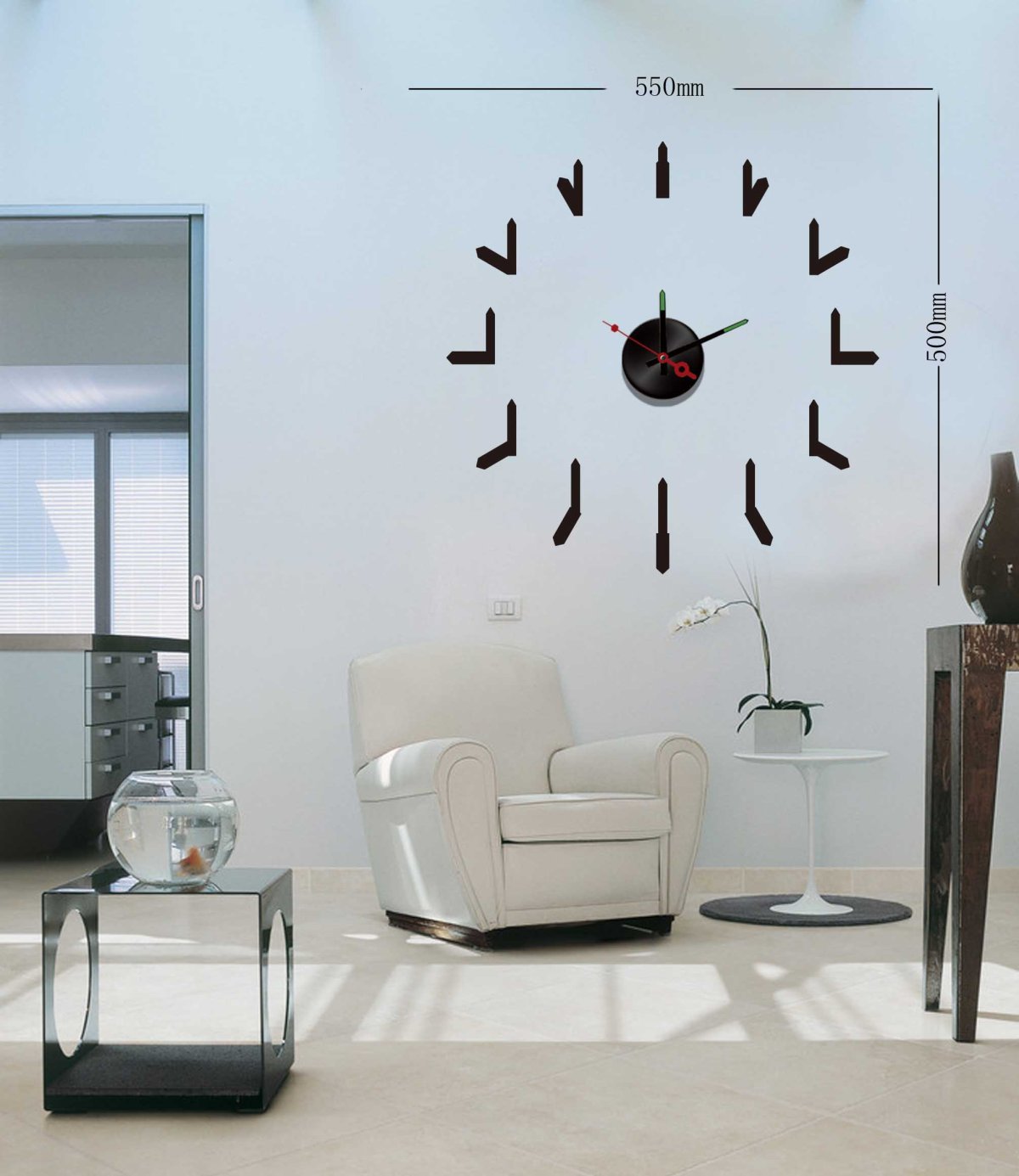 Часы на стене рисунок