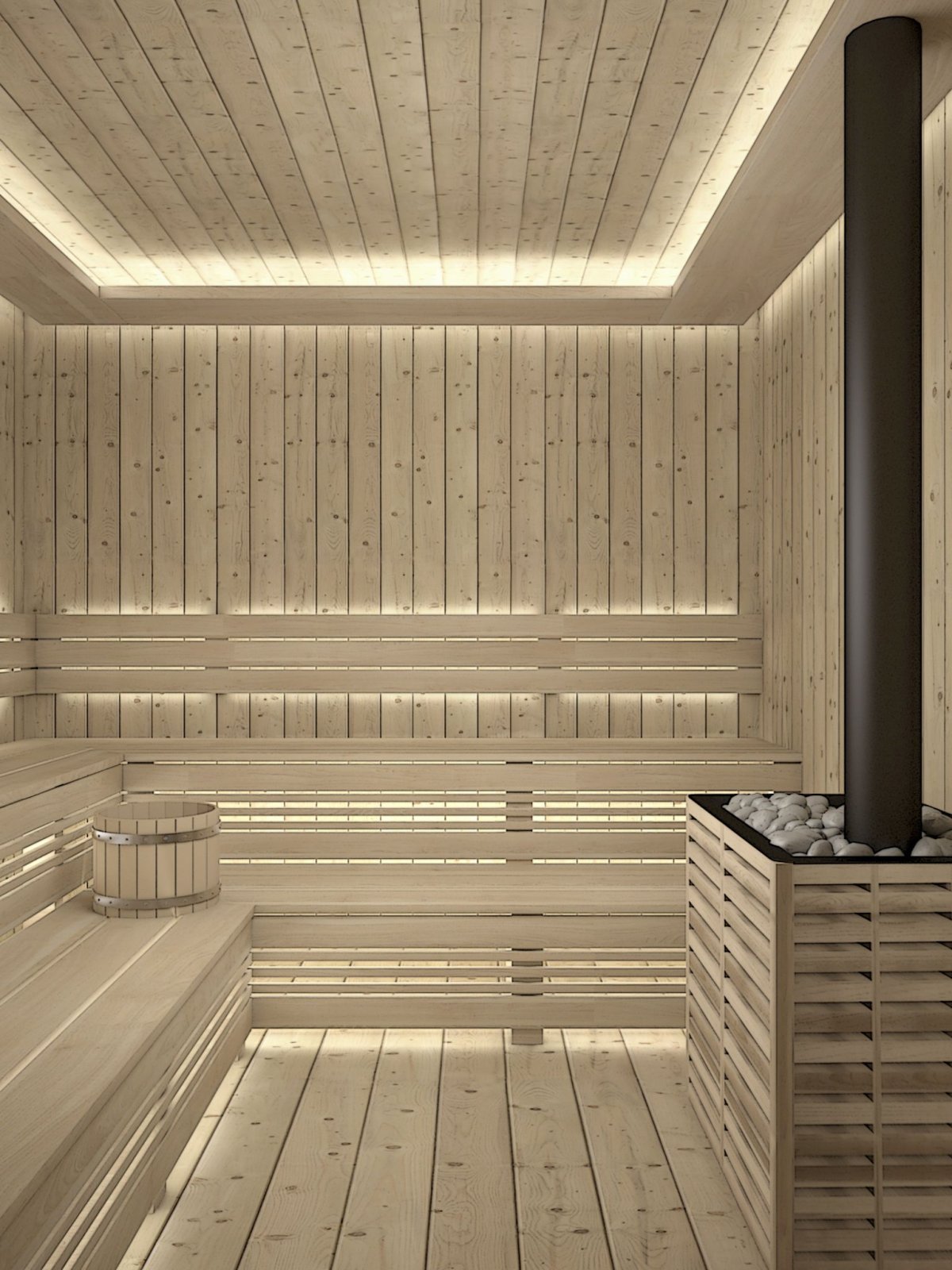 Сауна за стеклом