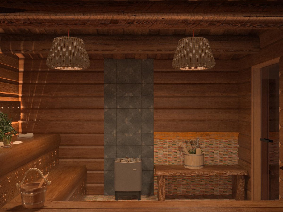 Потолок в предбаннике