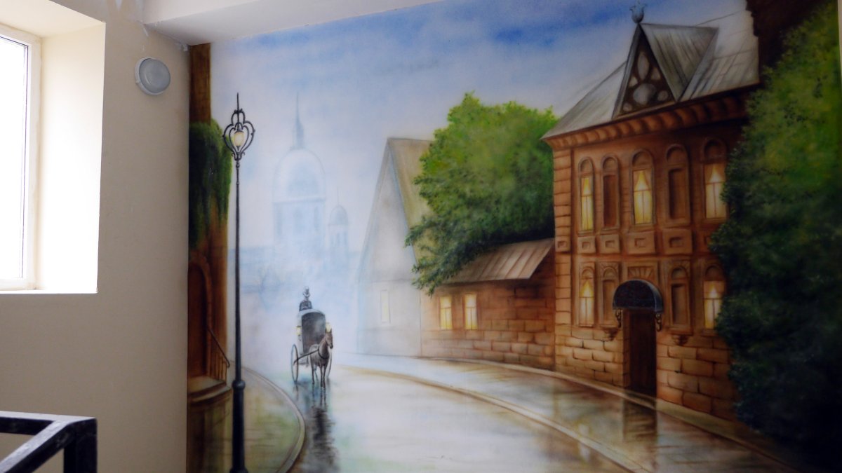 Фрески в подъездах