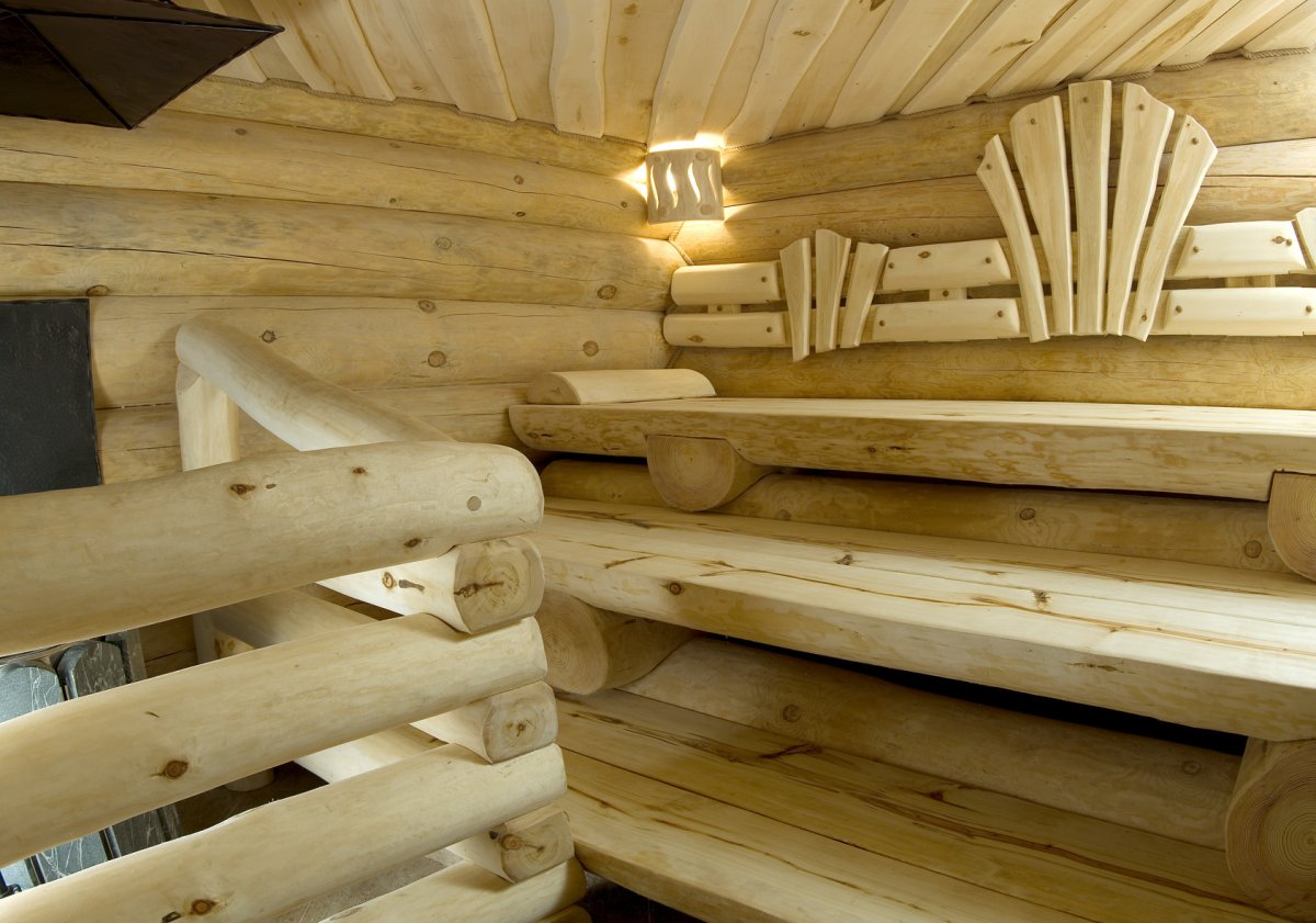 Баня в стиле Леший