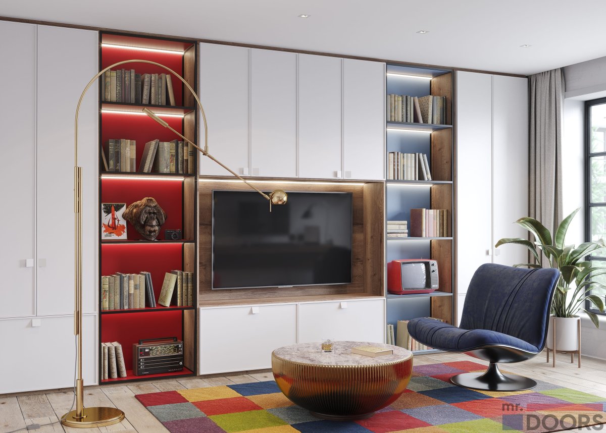 Шкаф стеллаж Мистер Дорс