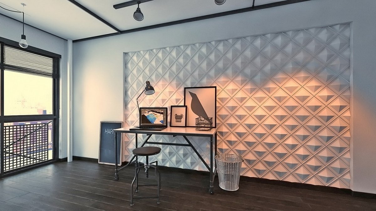 Гипсовая 3d панель "Техно"