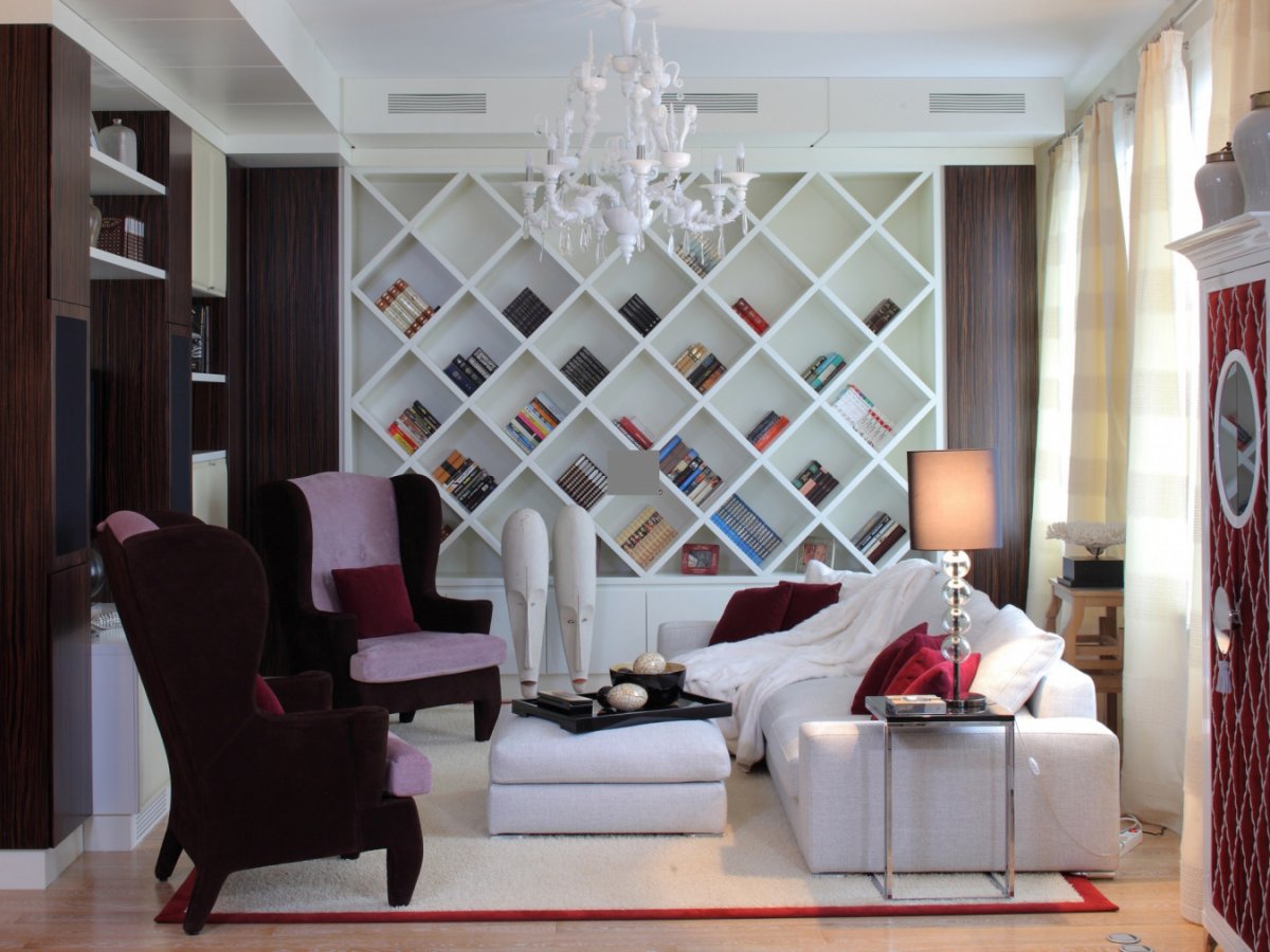 Ромбы в интерьере