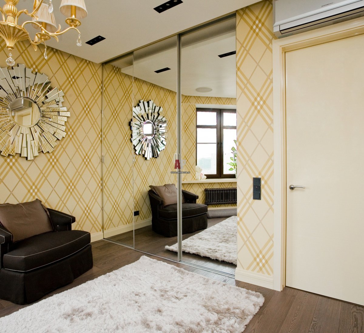 Ромбы в интерьере