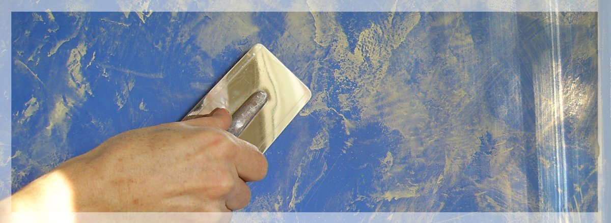 Венецианка под мрамор в интерьере