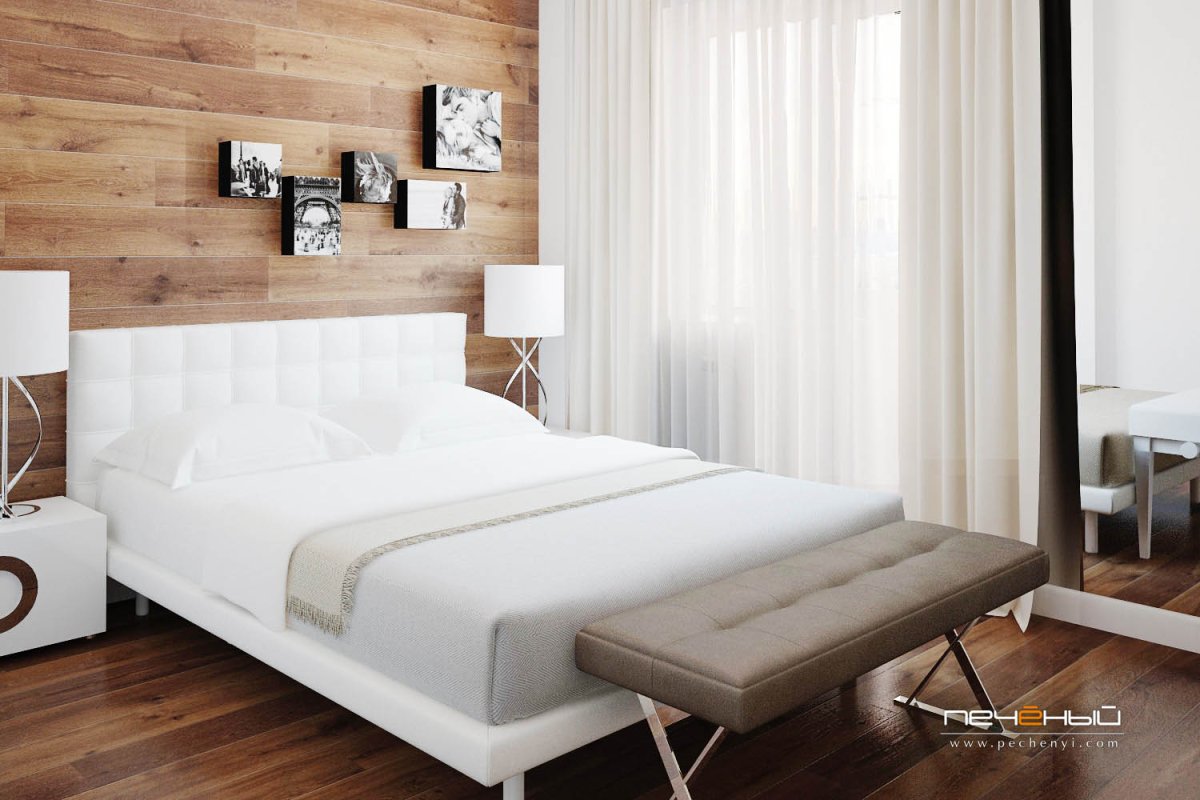 Изголовье кровати из дерева