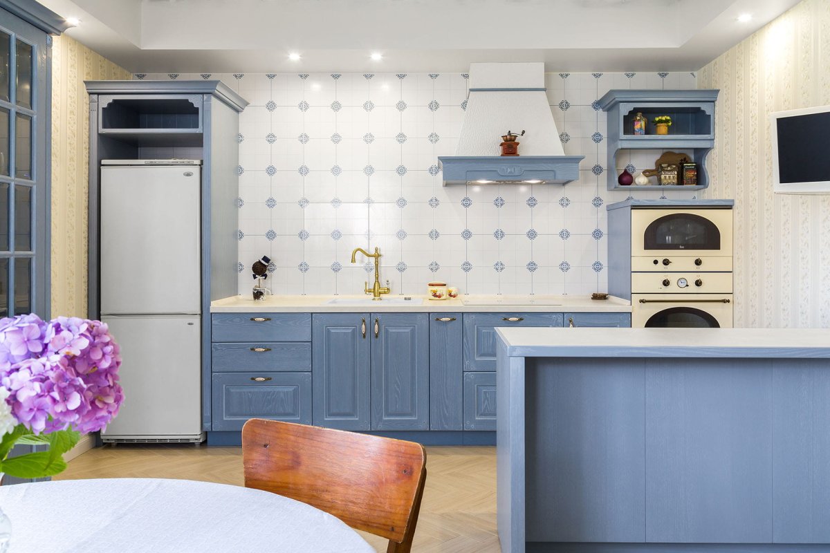 Стильные кухни Фабио Фьорд зеленый