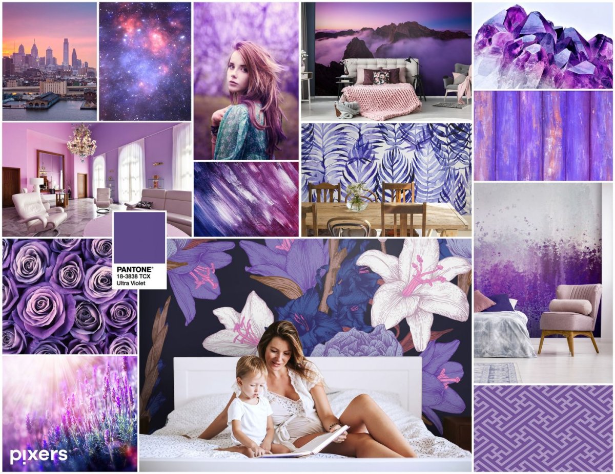 Стильный фиолетовый