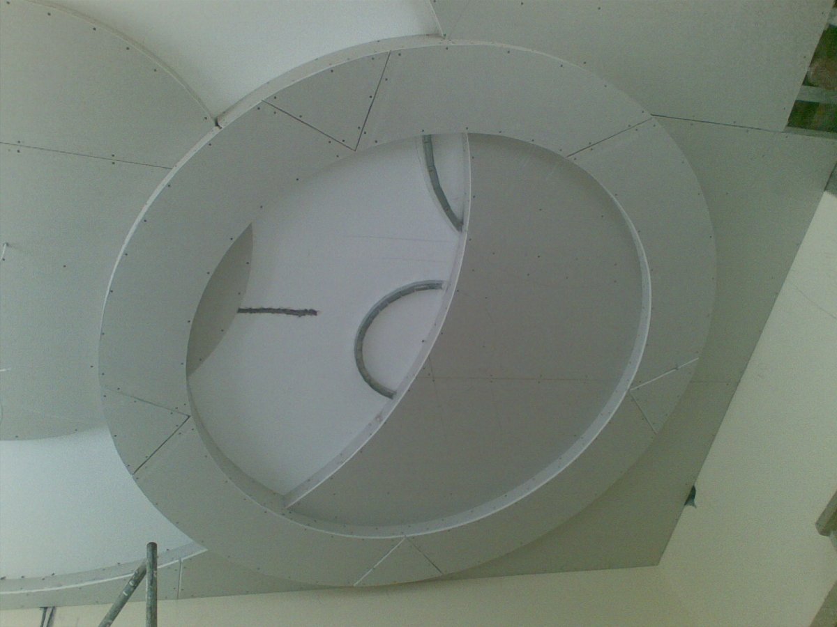 Фигурные перегородки из гипсокартона