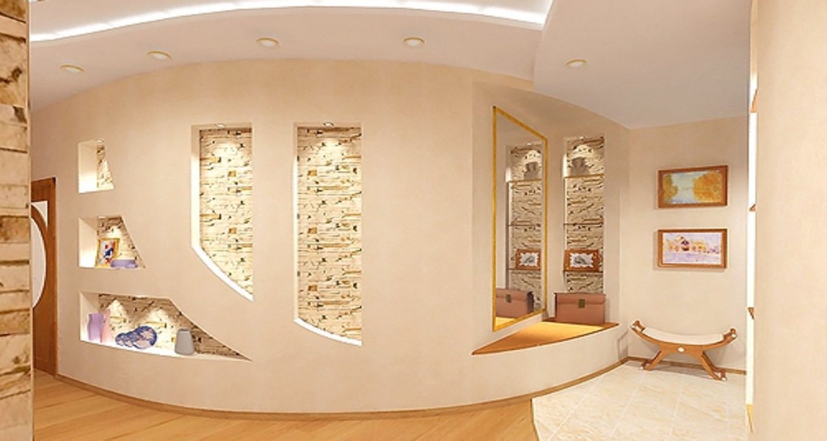 Гипсокартонные потолки для спальни