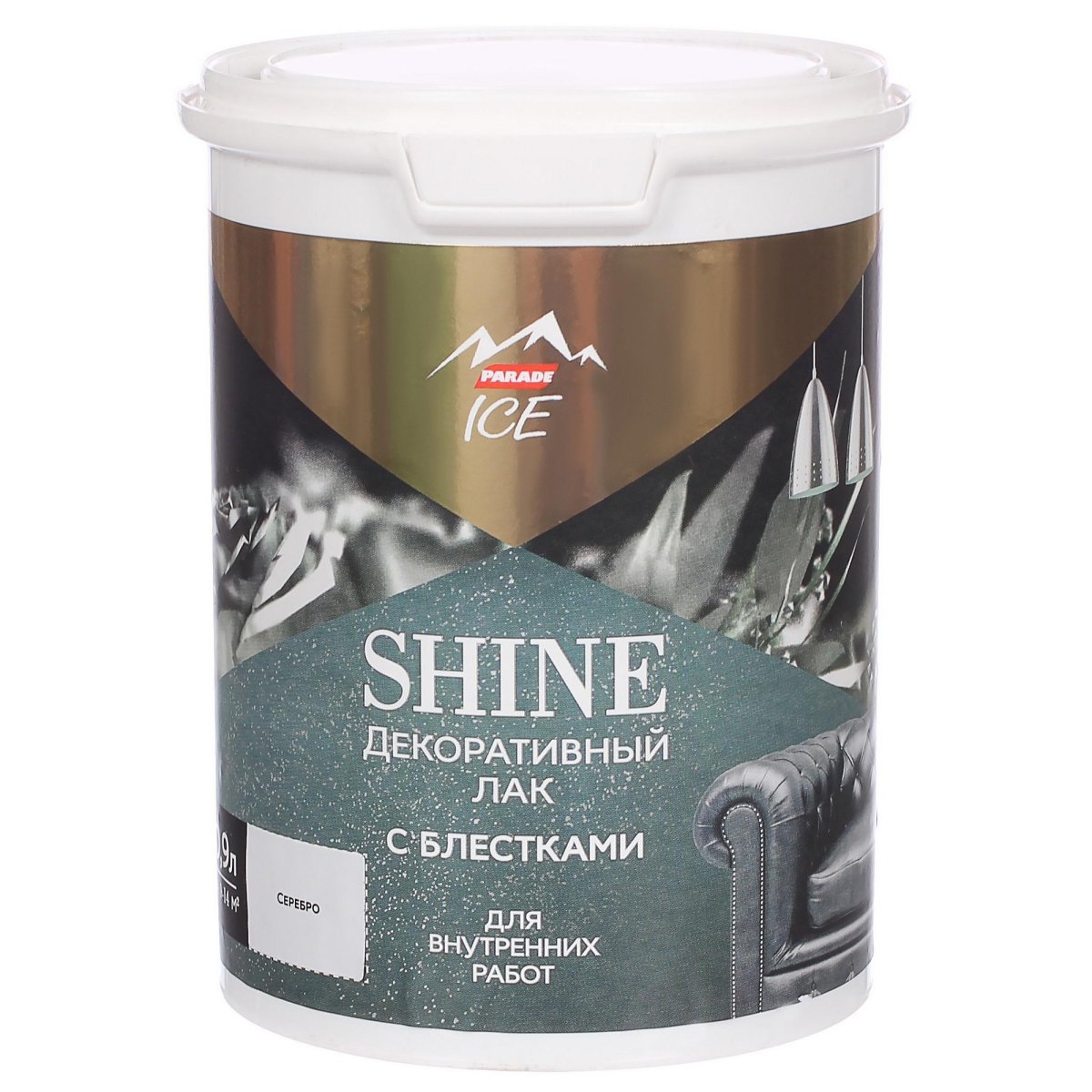 Лак декоративный Parade Ice Charm серебро