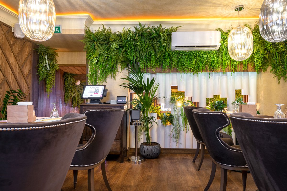 Озеленение ресторана