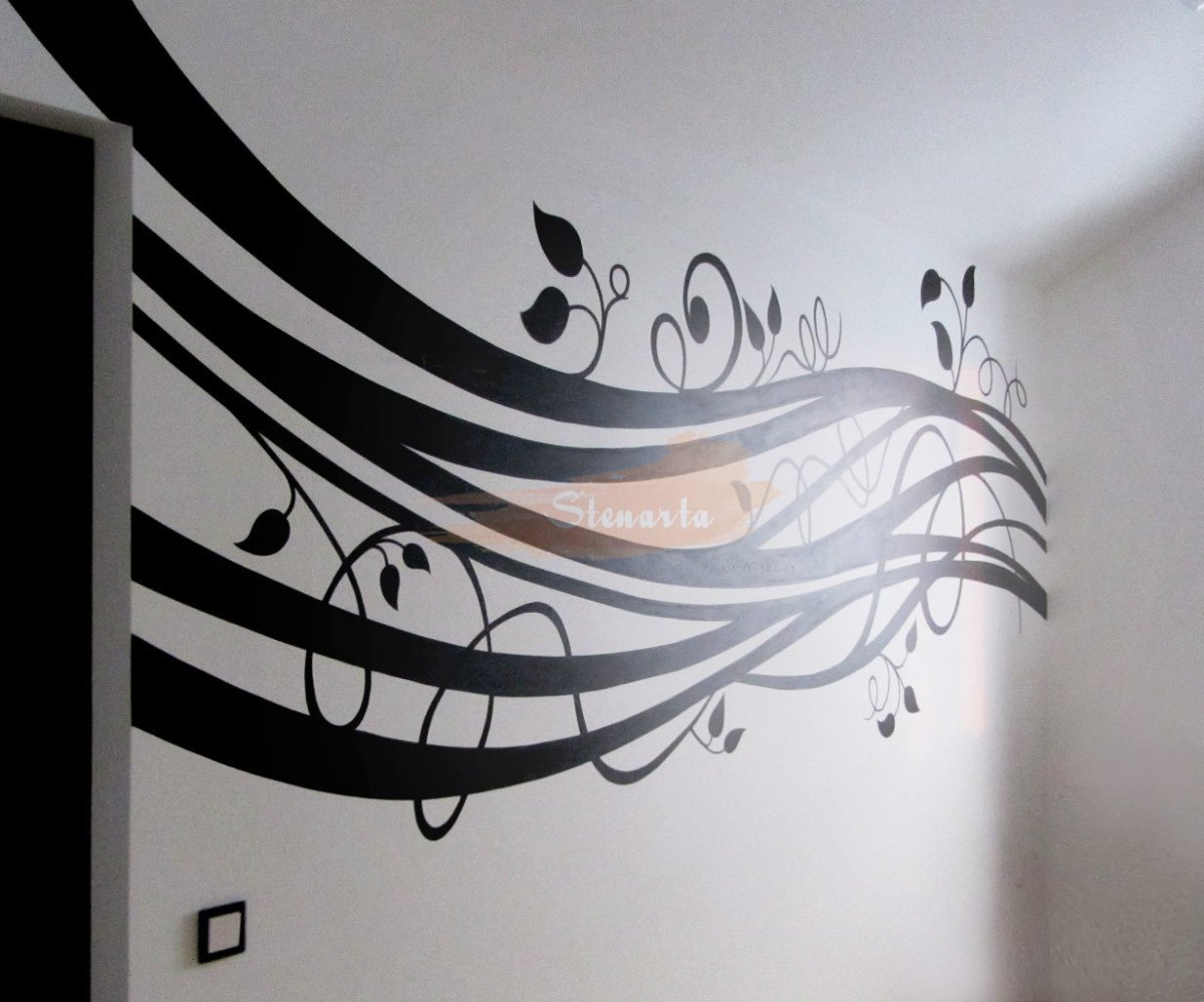 Необычная роспись стен