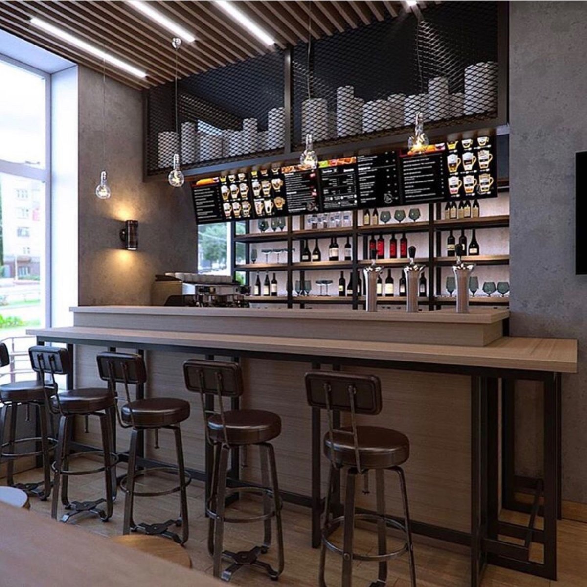 Барная стойка для кофейни