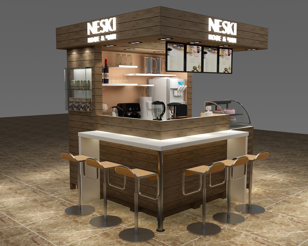 Проект барной стойки для кофейни