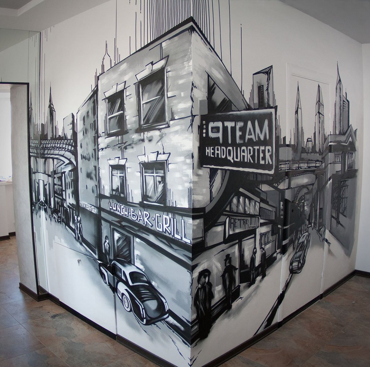 Разрисованные стены