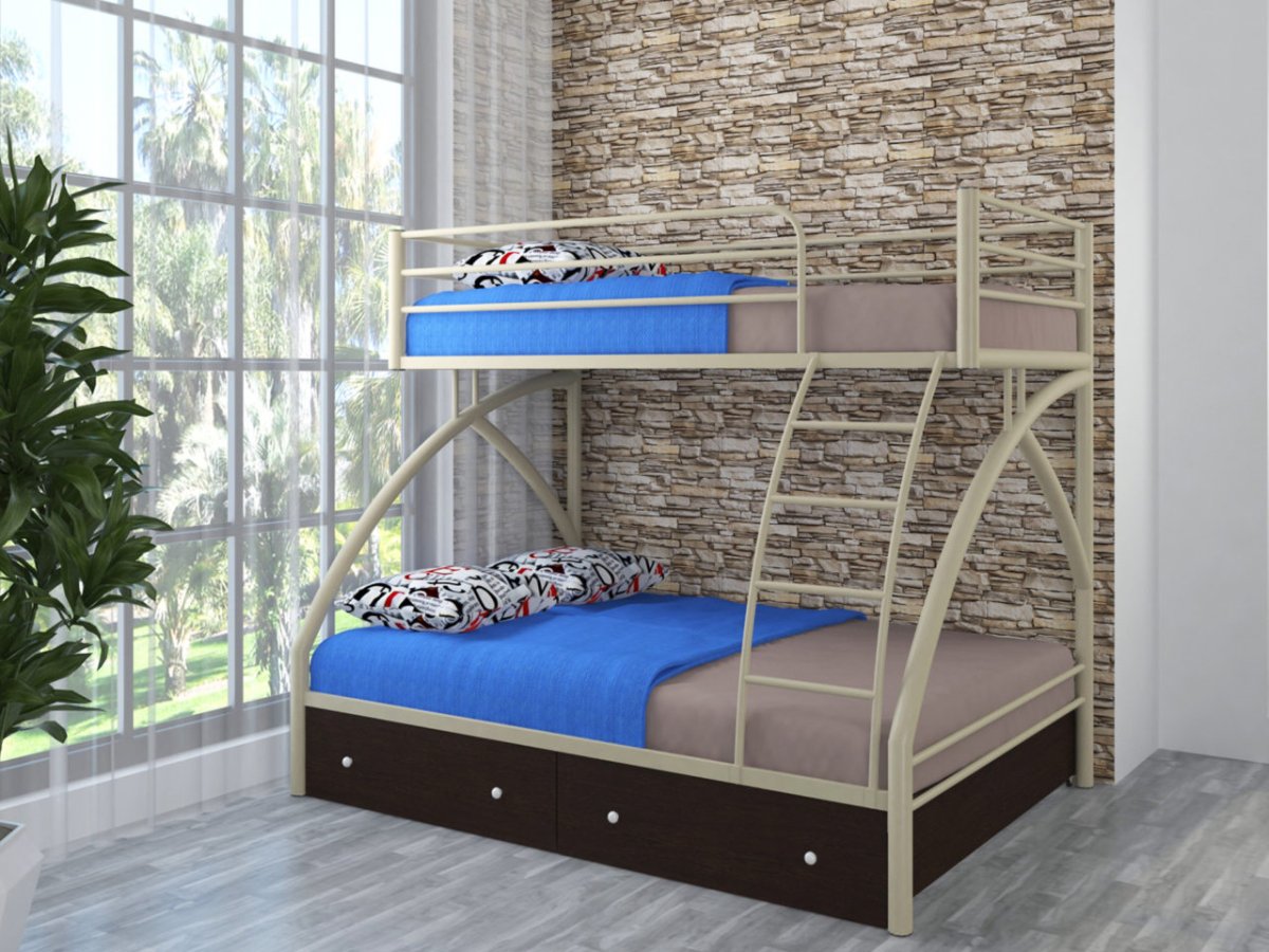 Двухъярусная кровать степ