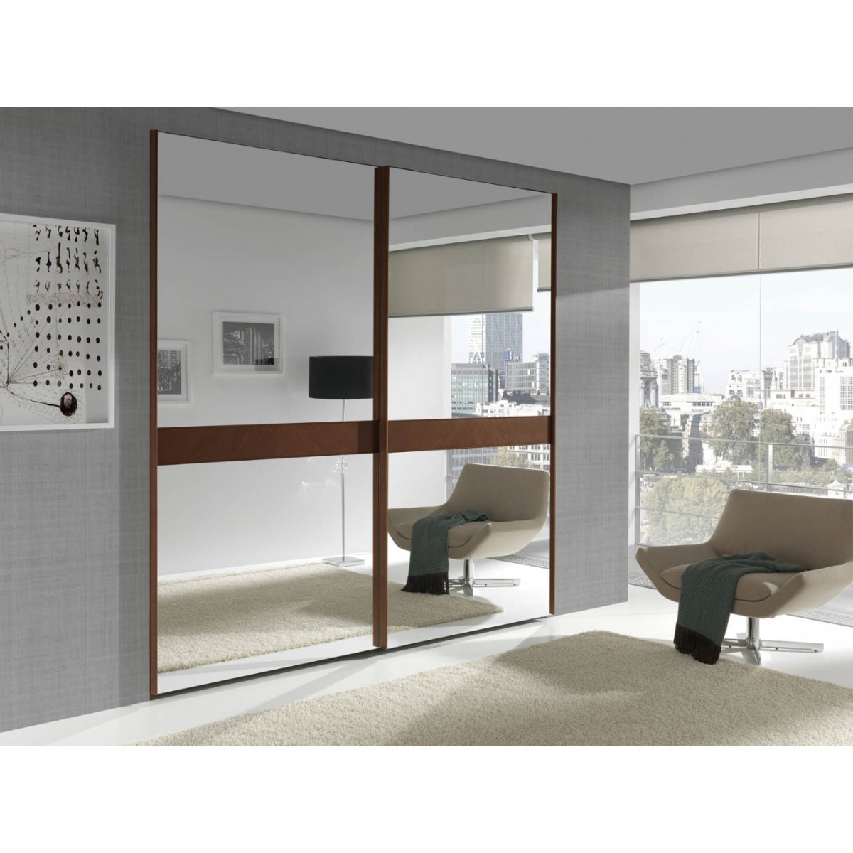 Шкаф купе в современном стиле