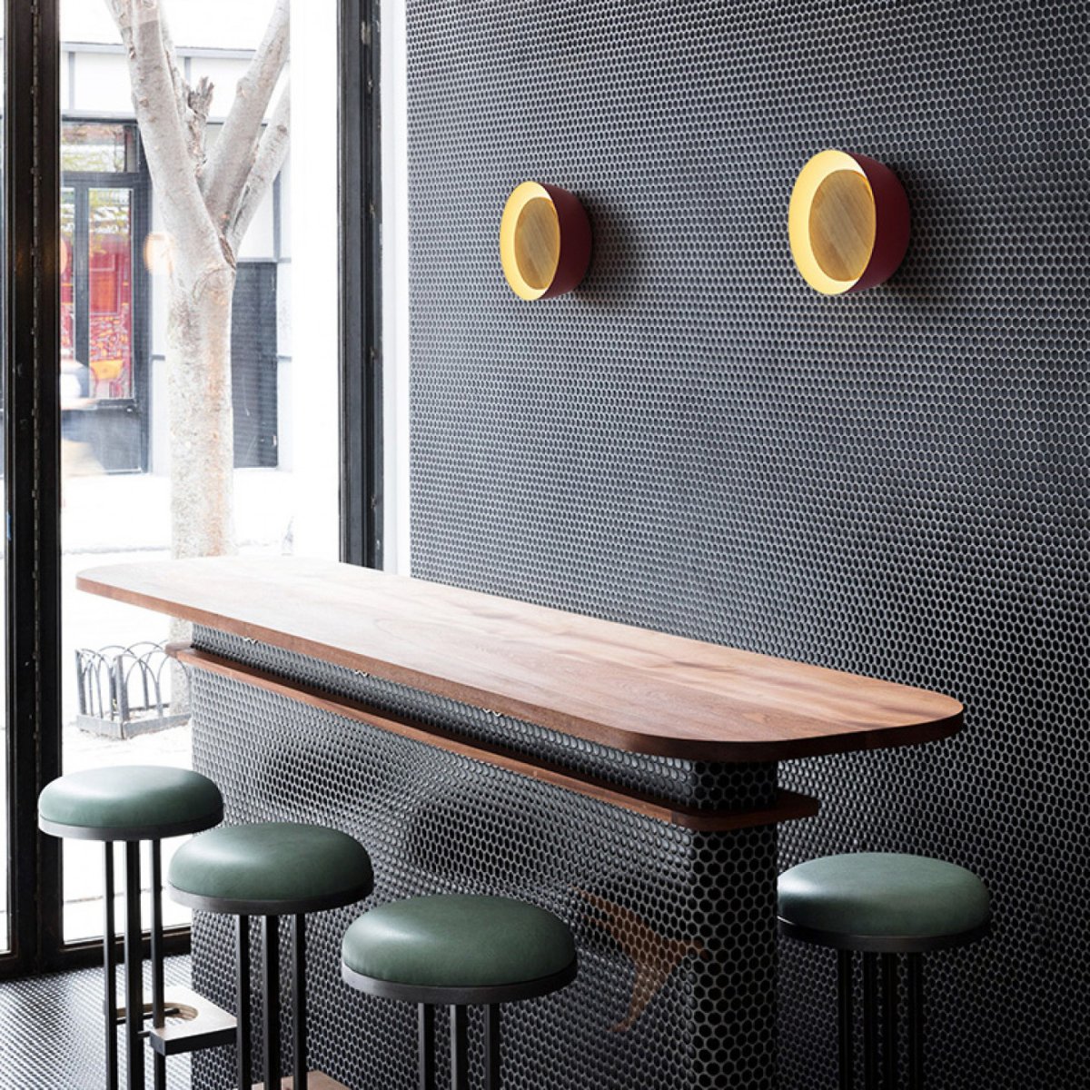 Кухня бар в стиле лофт