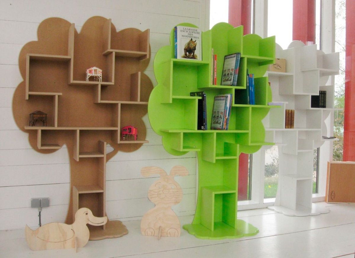 Книжная полка дерево