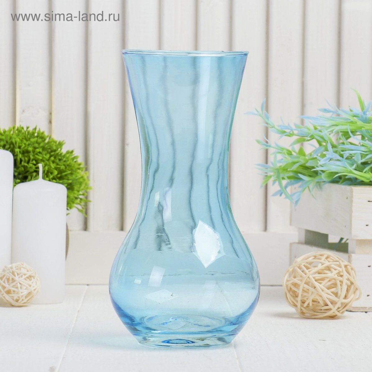 Стеклянные вазы для декора